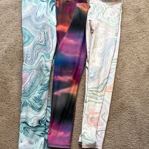 Old Navy Kids Leggings - Marble and Tie-Dye Patterns